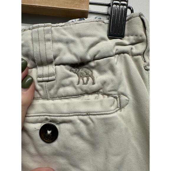 Abercrombie Kids Youth 16 Wide Leg Cotton Drawstring Pants Beige (Women 32) - Picture 9 of 11